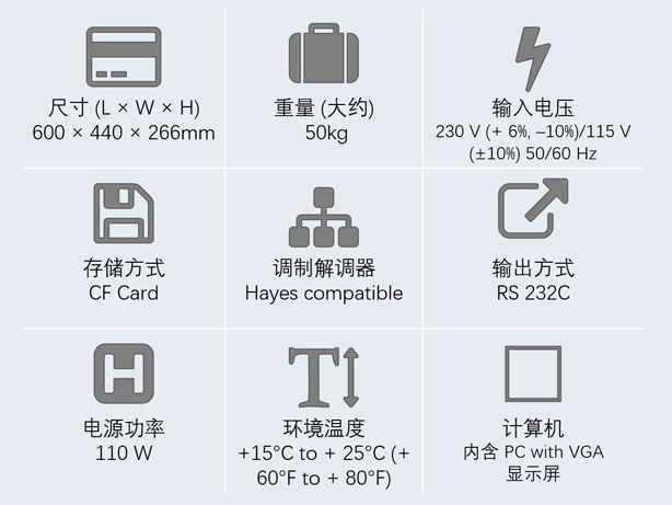 长光程臭氧在线监测设备主机规格