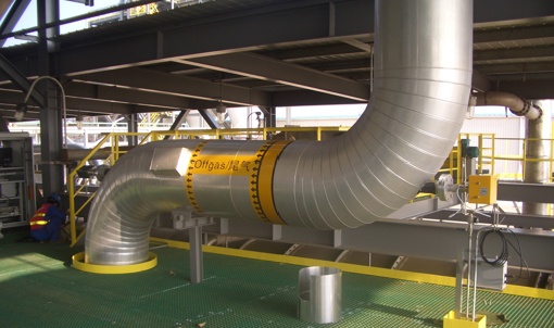 氯气监测系统现场安装图